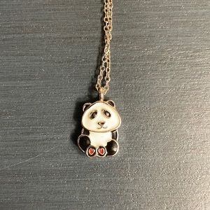 Panda charm necklace